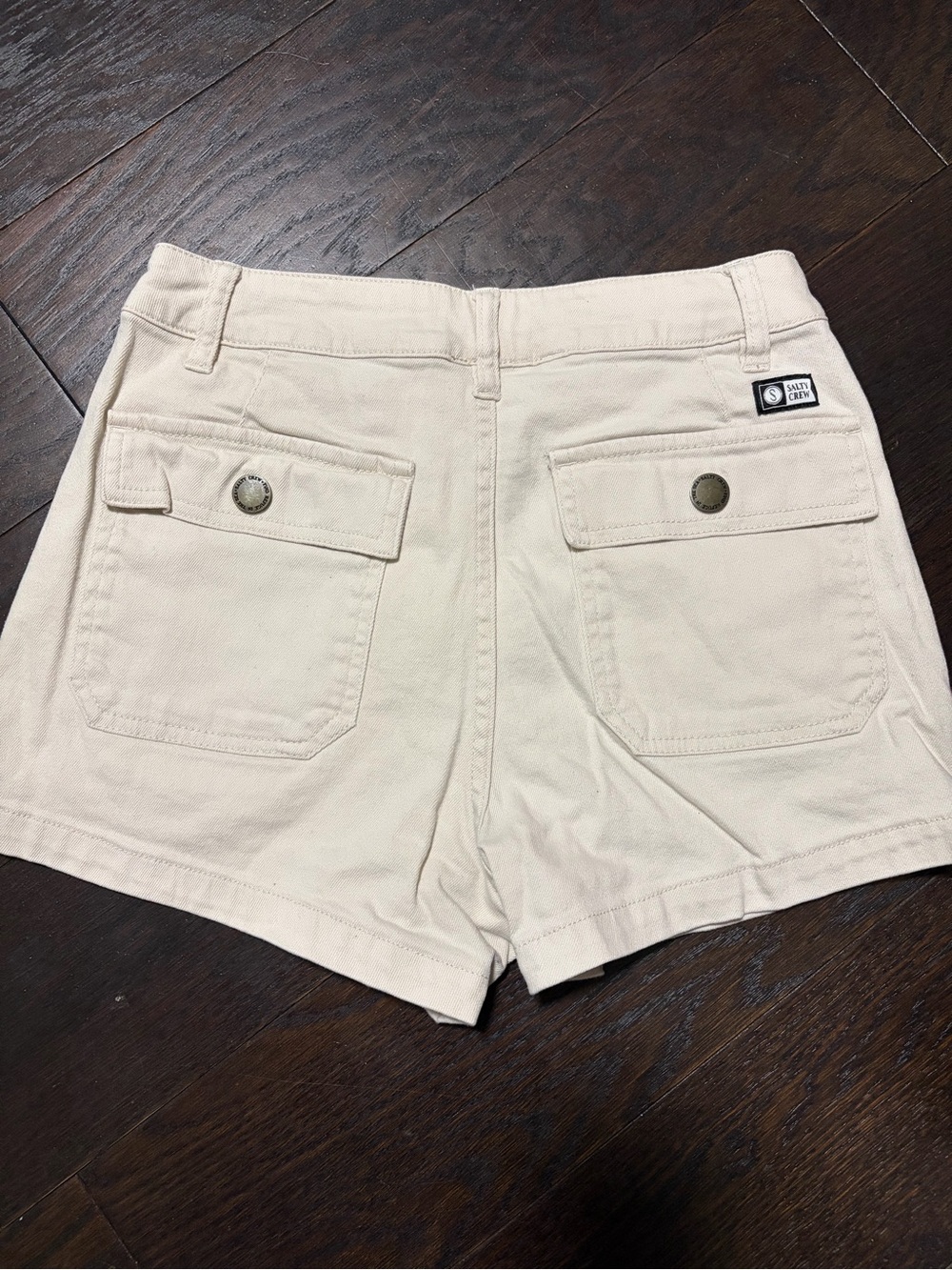 Salty Crew Cream High-Rise Women's Jean Shorts